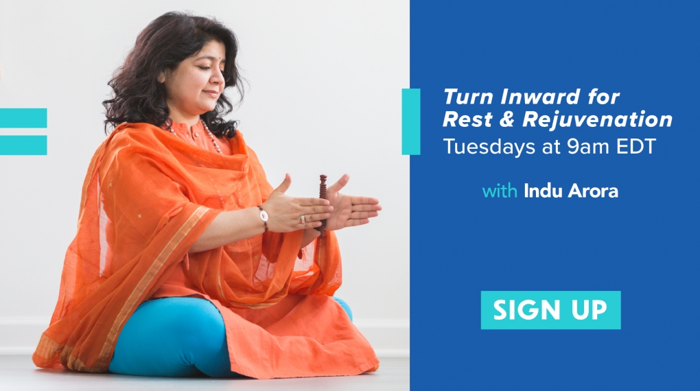 Indu Arora_Turn Inward for Rest & Rejuvenation - Move Together_hosted by Yoga International